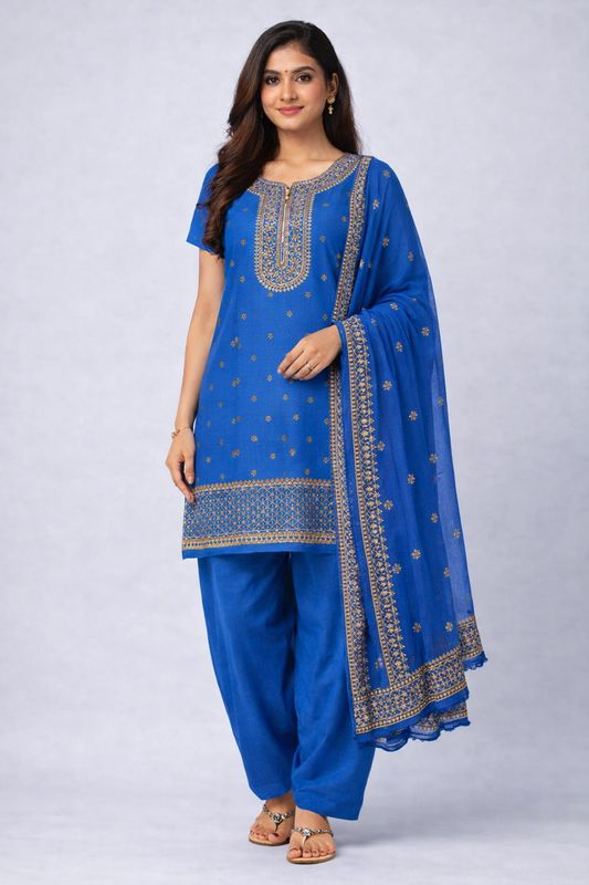 Straight salwaar set