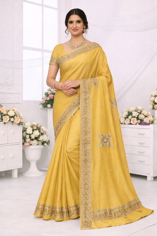 Crystal work Sarees