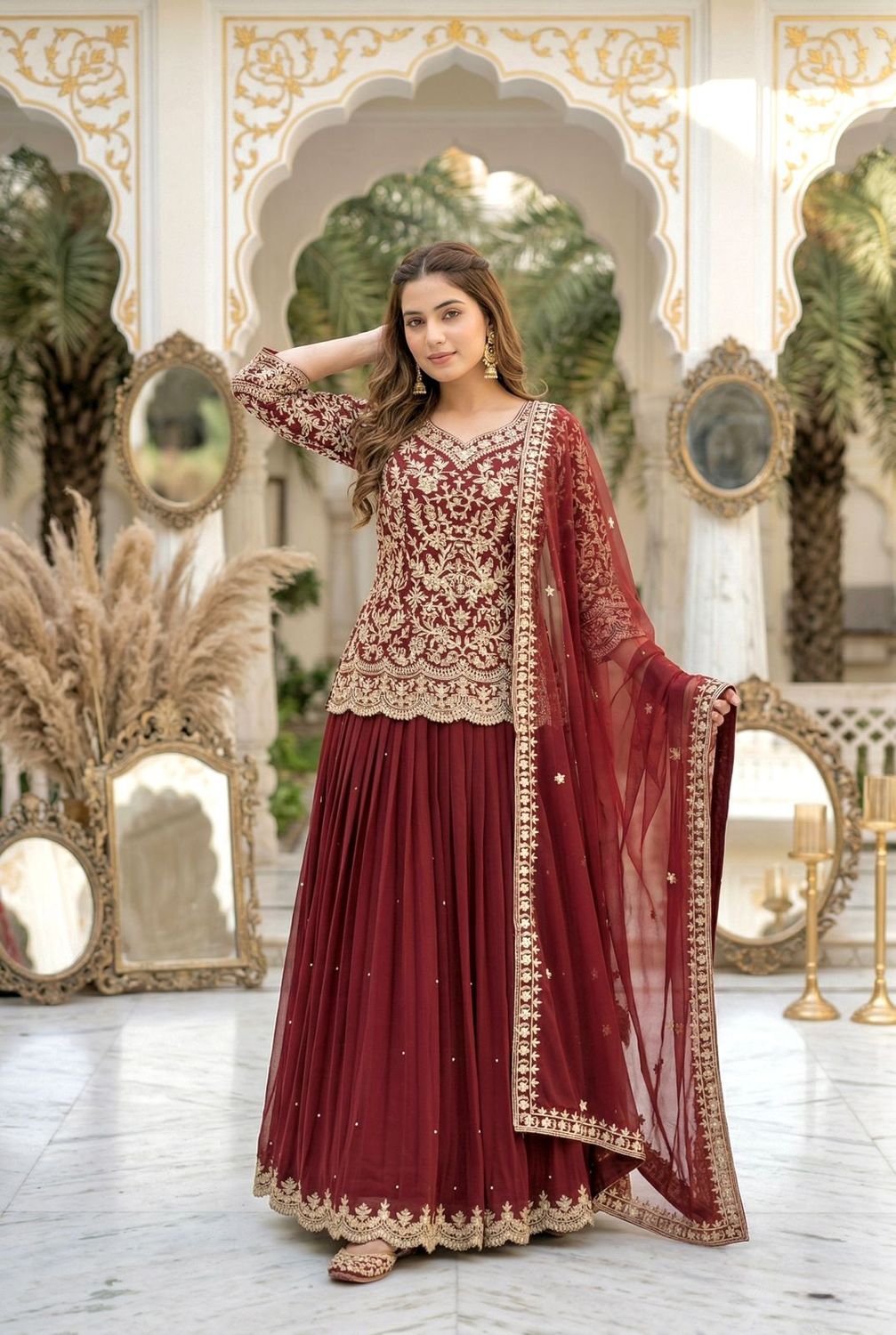 Long Top Lahenga  set