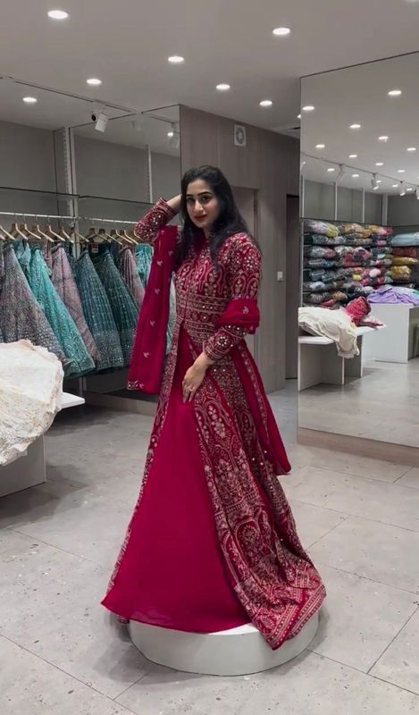 Long Top Lahenga  set