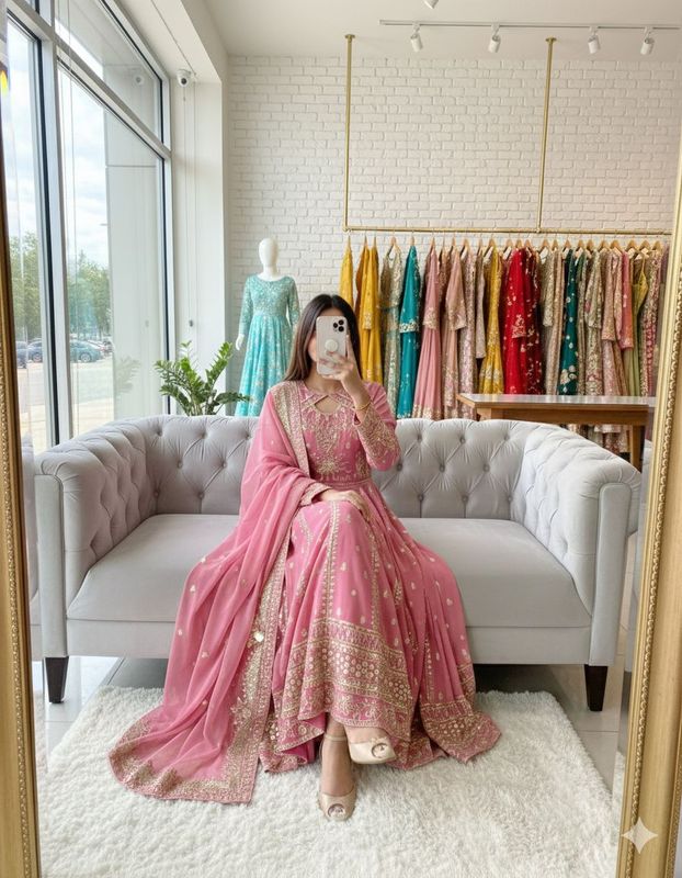 Gown duppata set