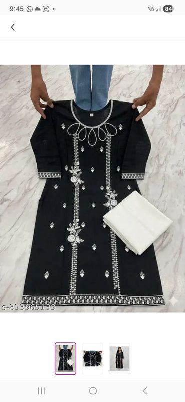 Straight salwaar set