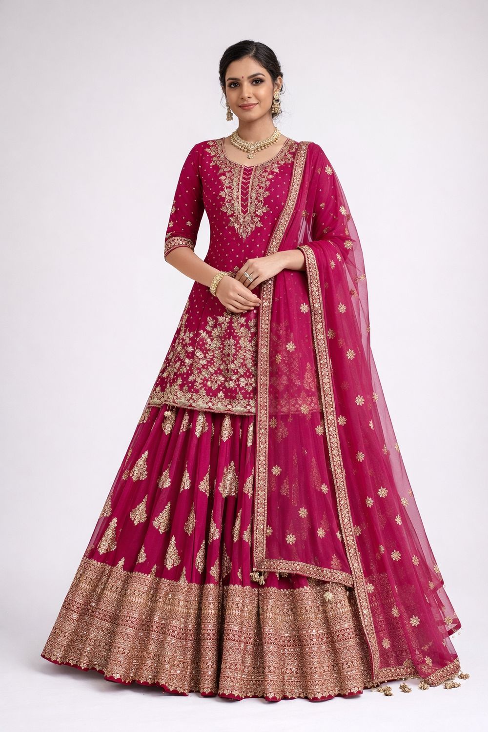 Long top Lahenga  set