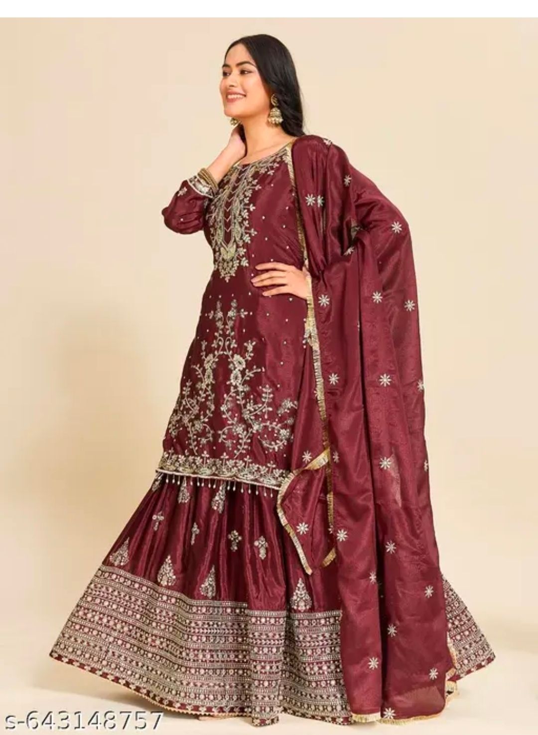 Long top Lahenga  set
