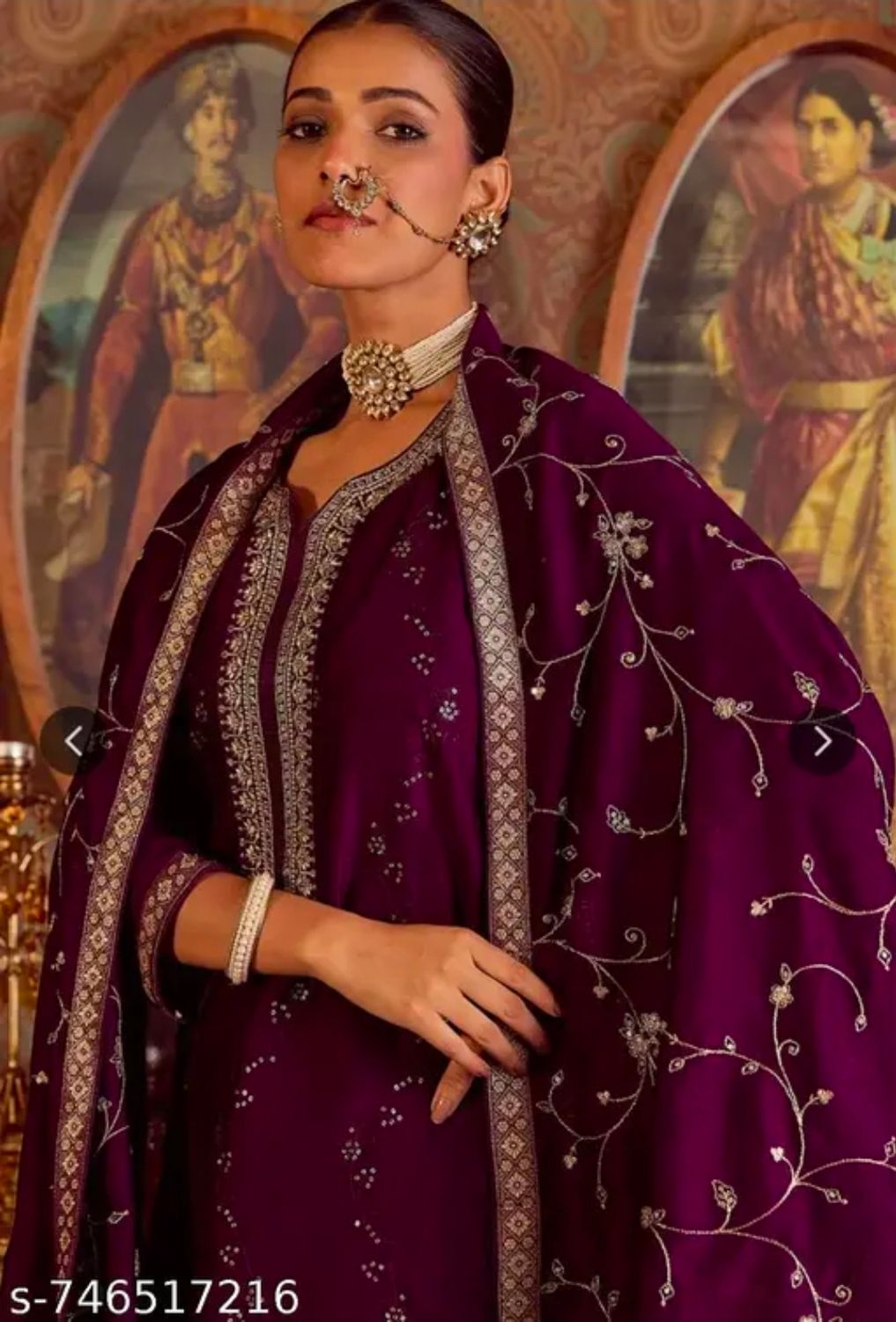 Straight salwaar set