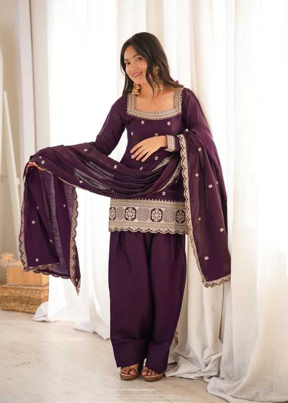 Straight salwaar set