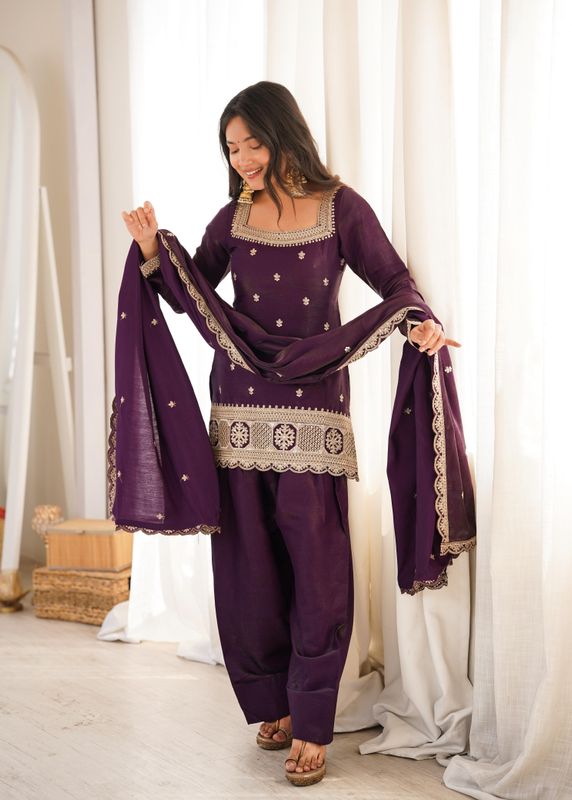 Straight salwaar set