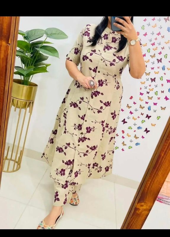 Cord set/kurti pant set