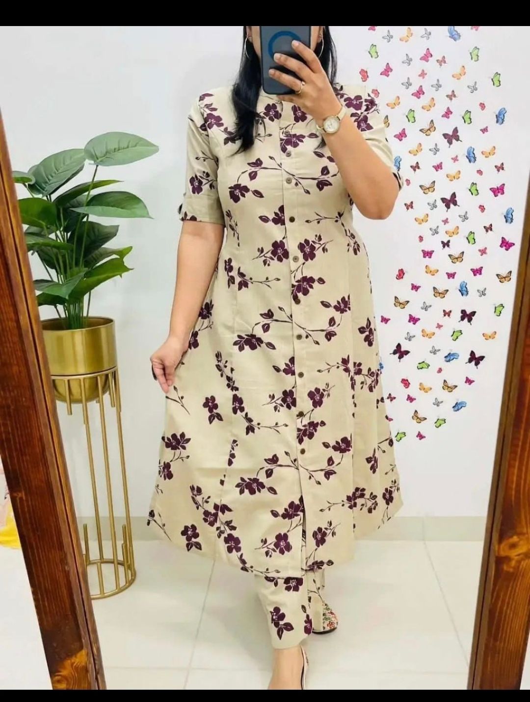 Cord set/kurti pant set