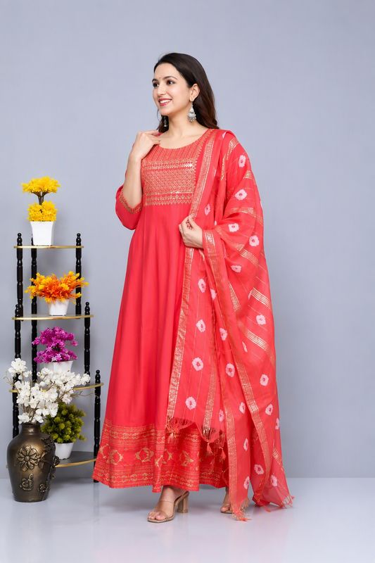 Gown duppata set