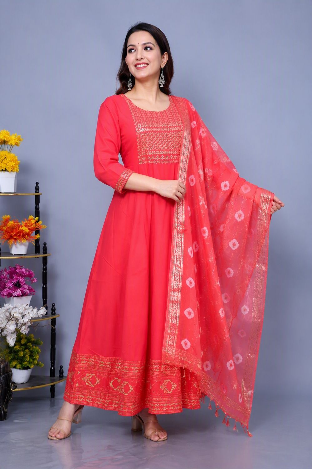 Gown duppata set