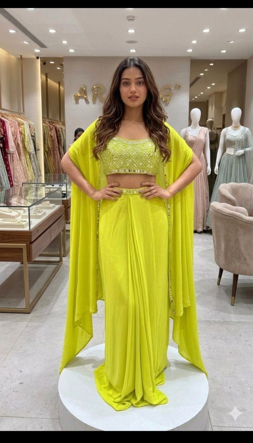 Lahenga shrug set
