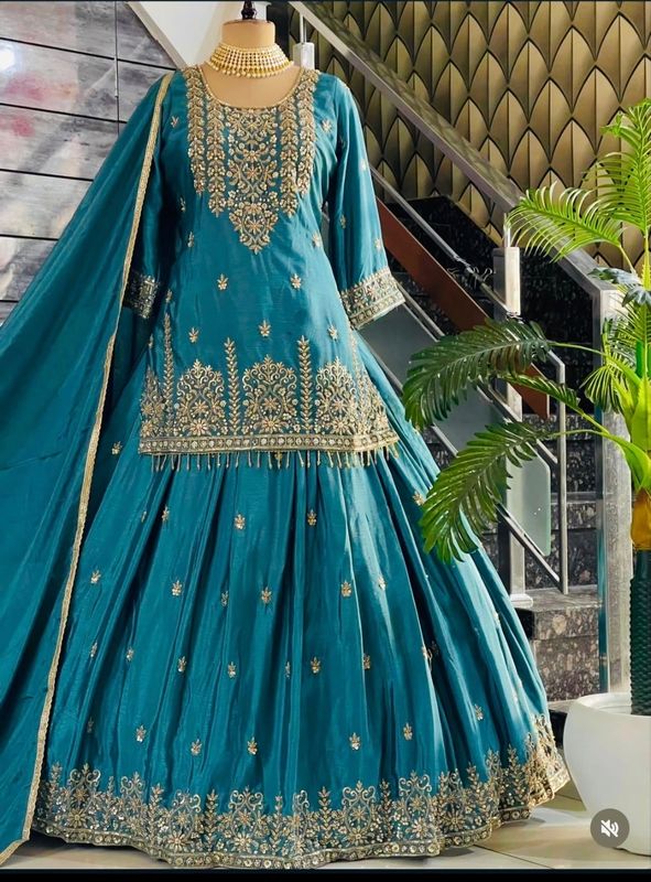 Long Top Lahenga  set