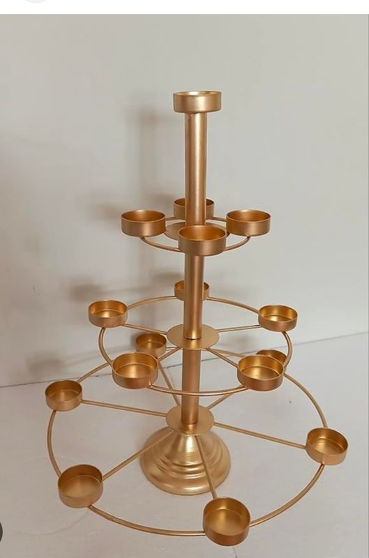 Layered candle holder
