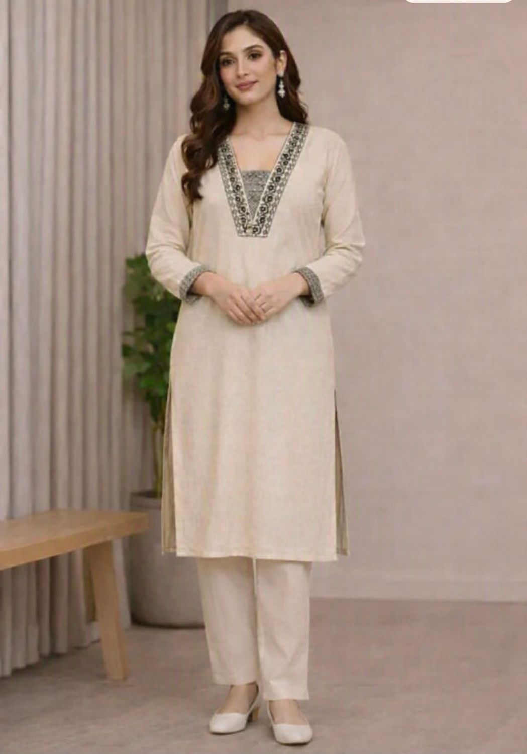 Cord set/kurti pant set