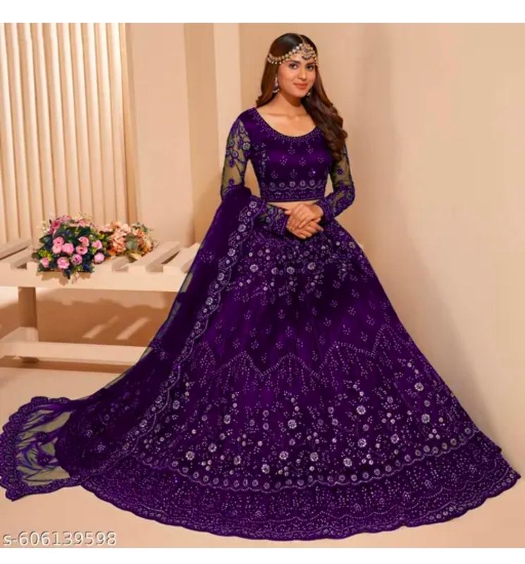 Net Lehenga  set