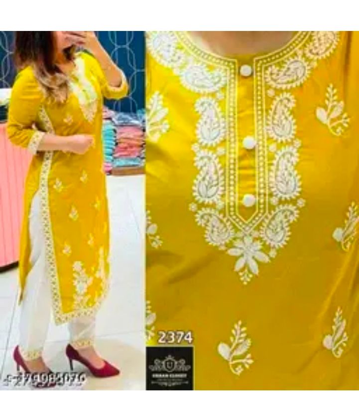 Straight salwaar set