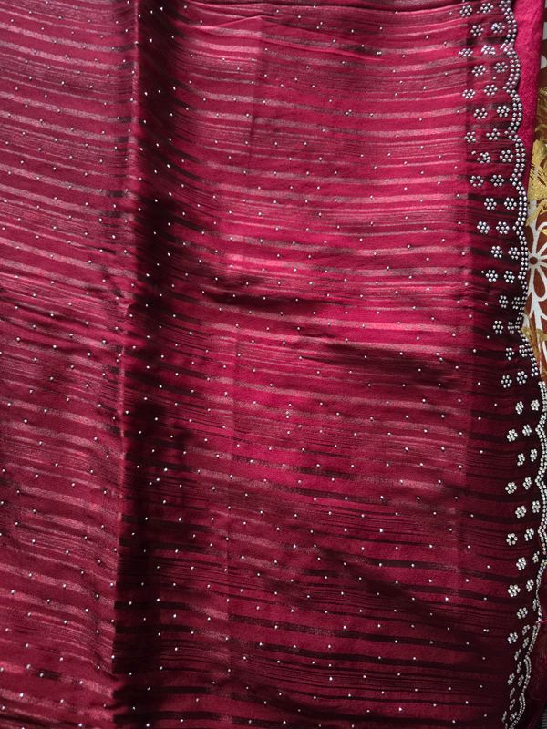 Crystal work Sarees