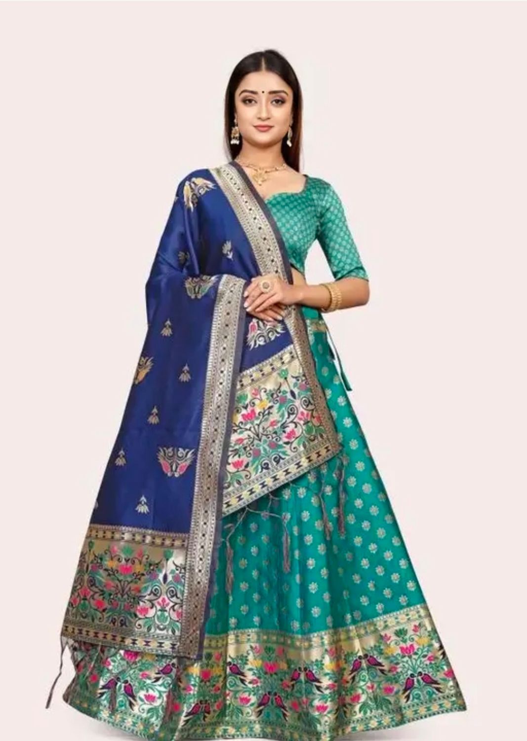Silk lahenga  set