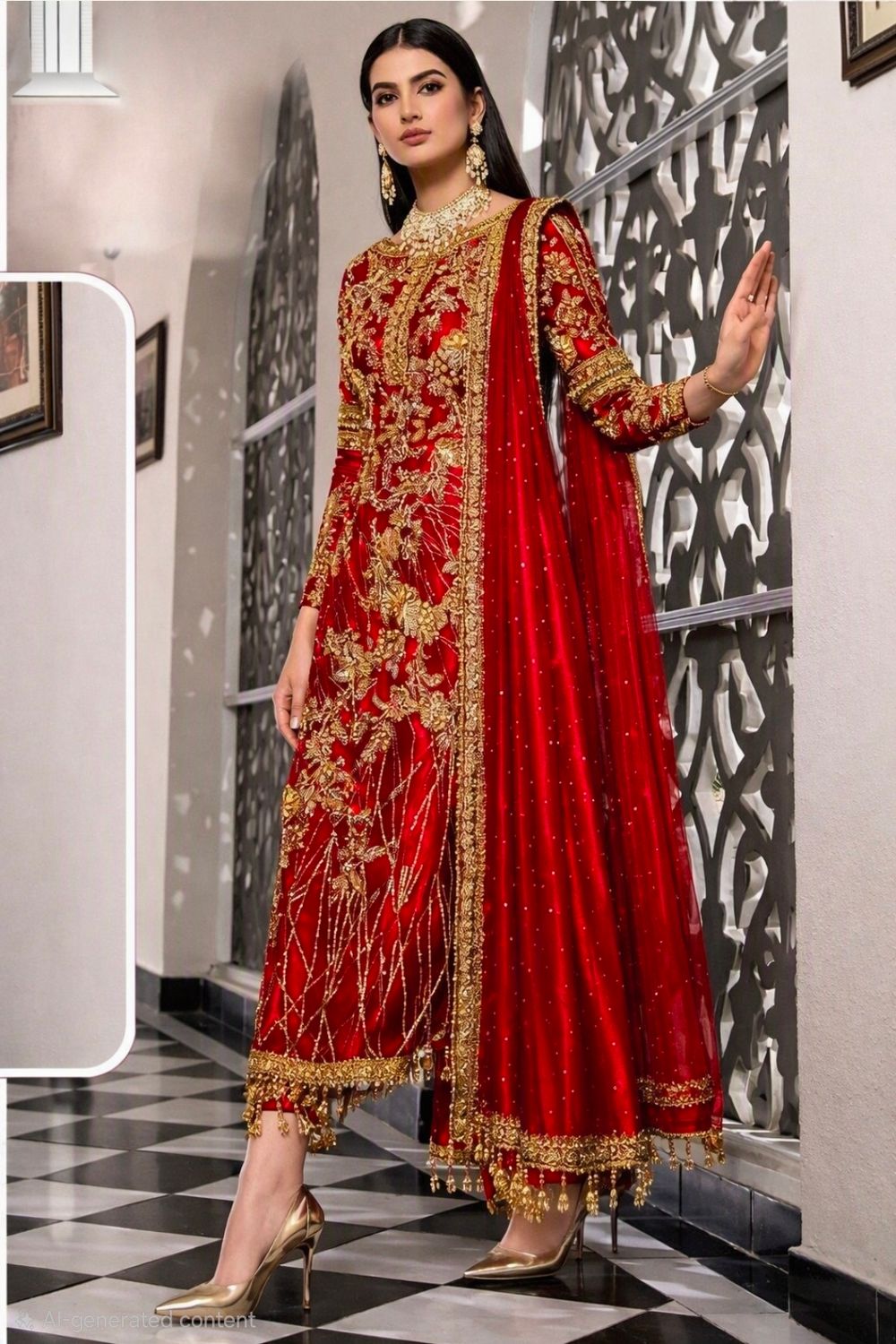 Designer Straight salwaar set