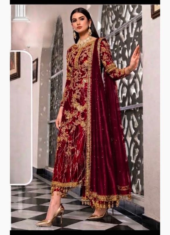Designer Straight salwaar set