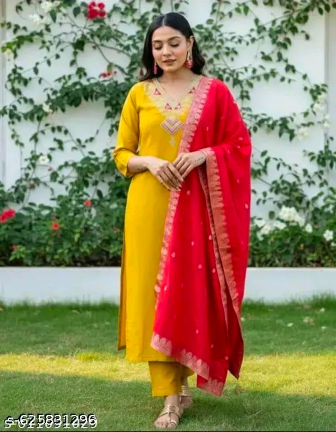 Straight salwaar set