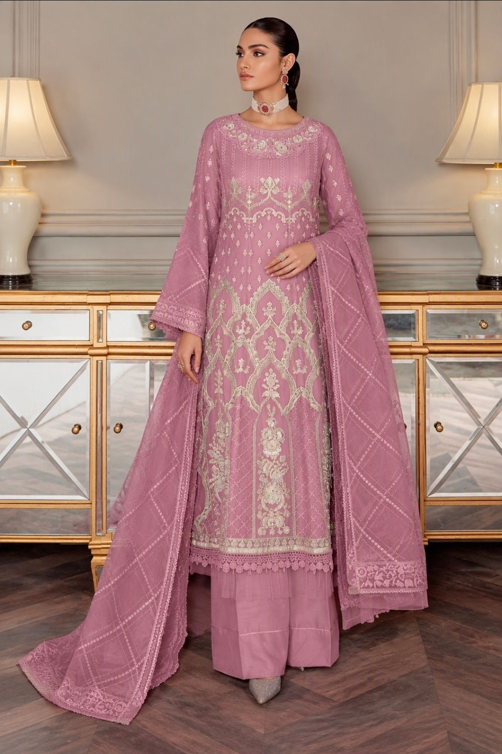 Designer Straight salwaar set