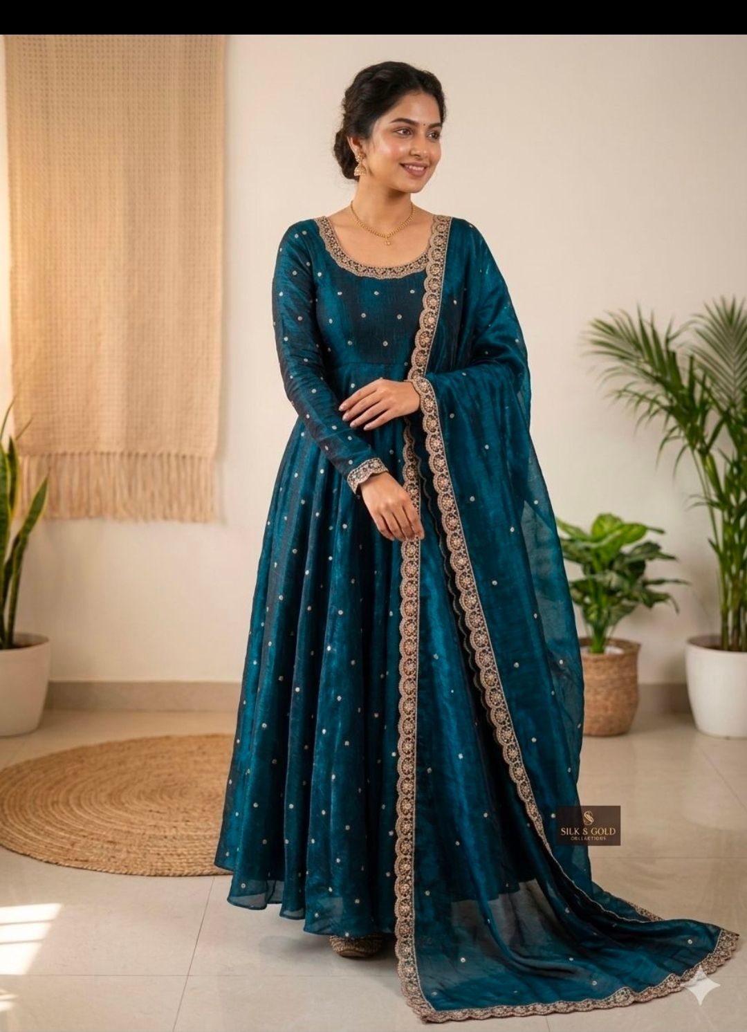 Gown with duppata