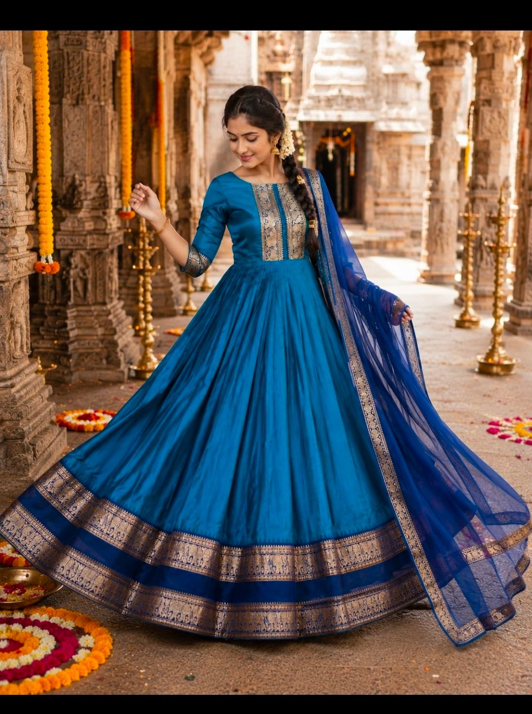 Gown duppata set