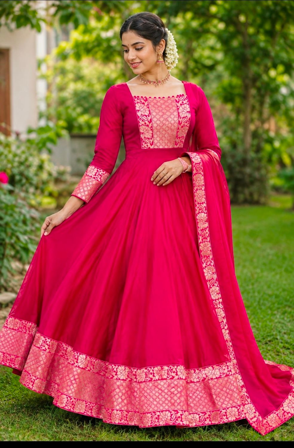 Gown duppata set
