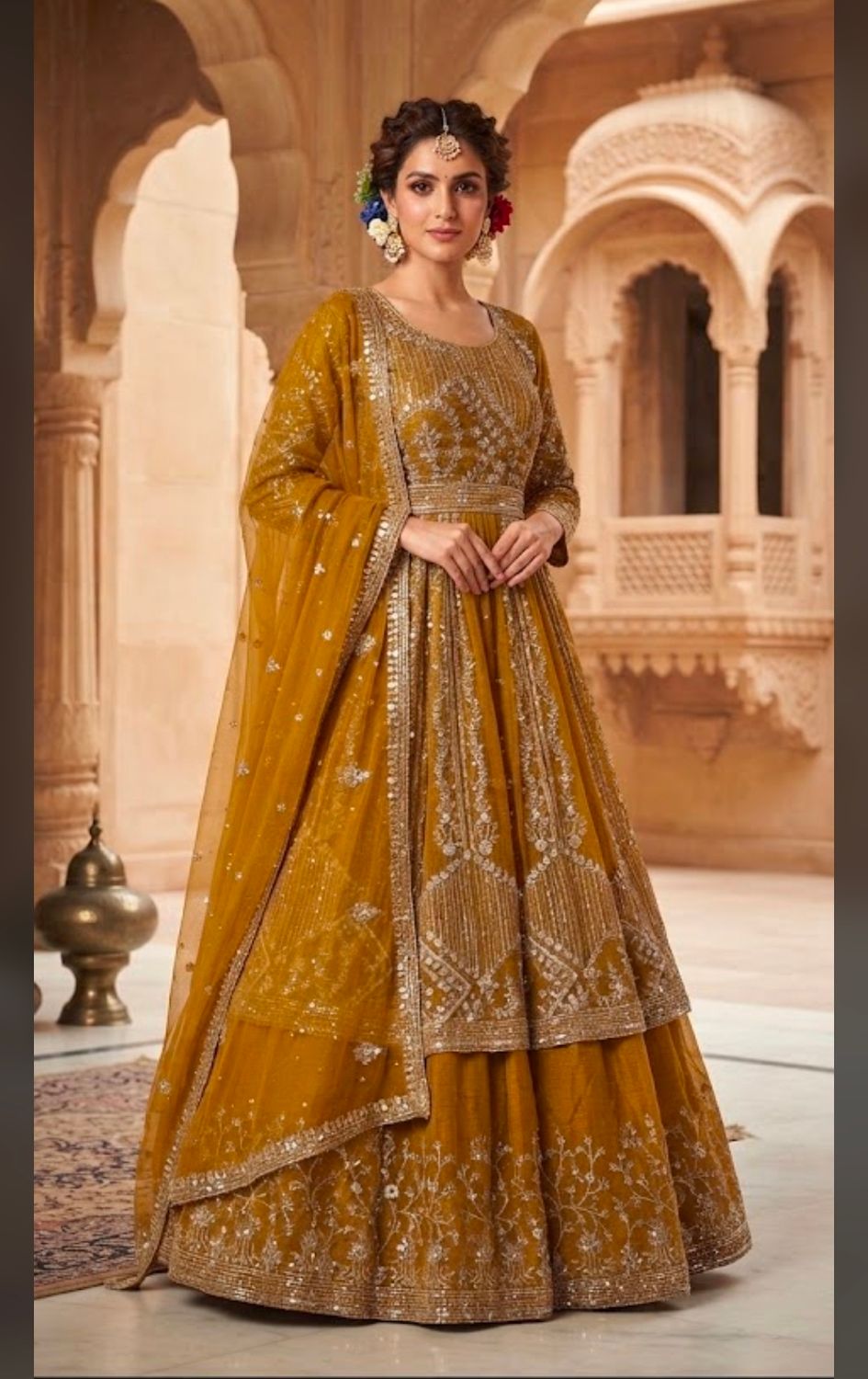 Long Top Lahenga  set