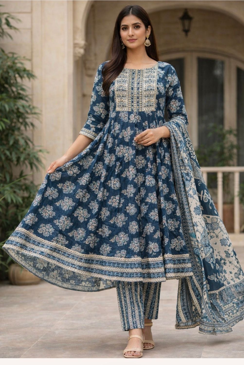 Anarkali Flared set