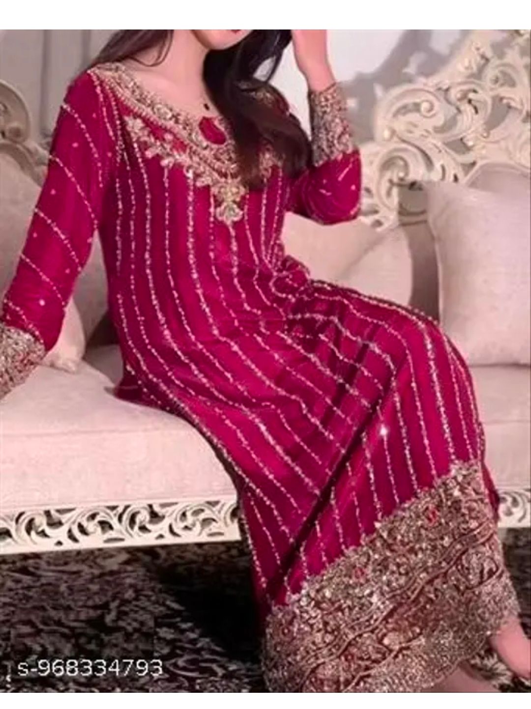 Straight salwaar set