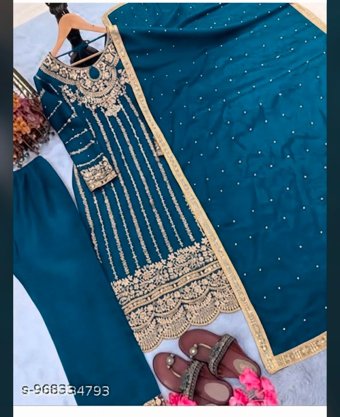 Straight salwaar set