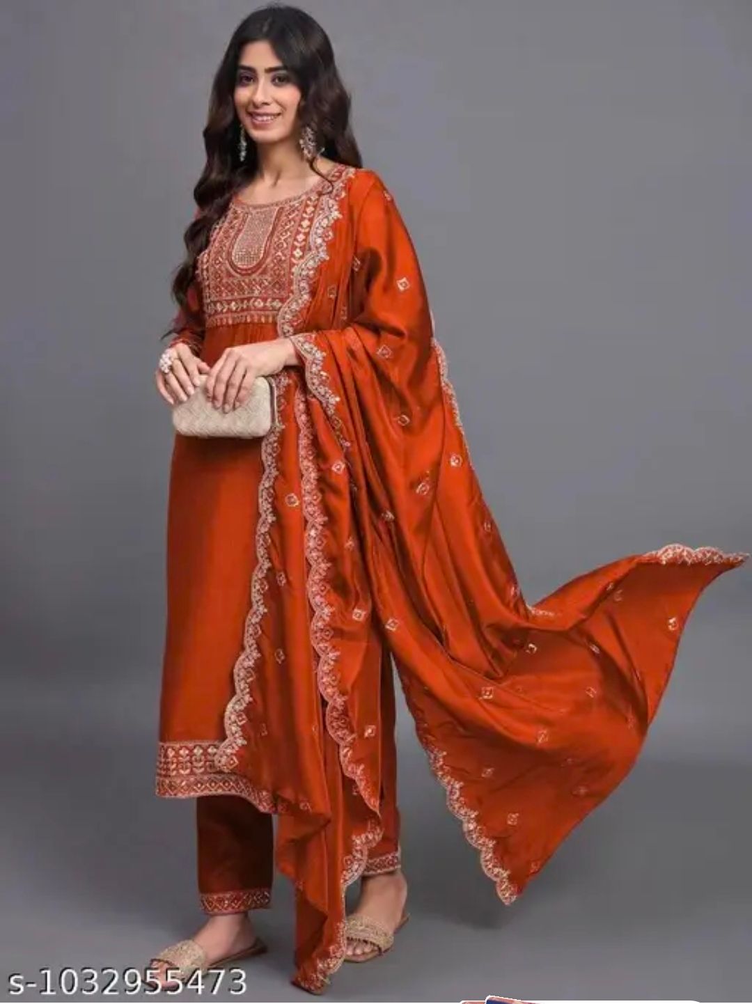 Straight salwaar set