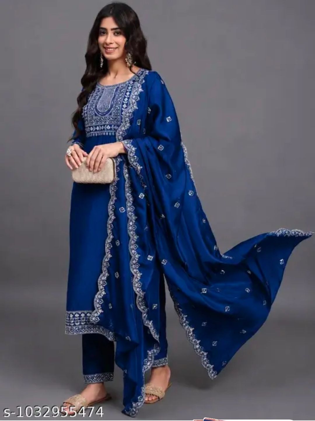 Straight salwaar set