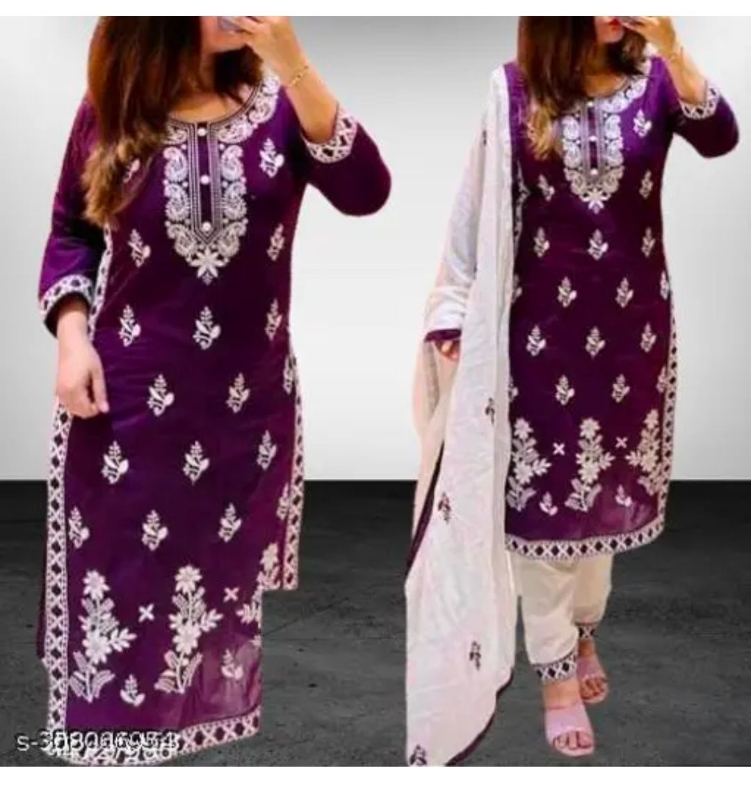 Straight salwaar set