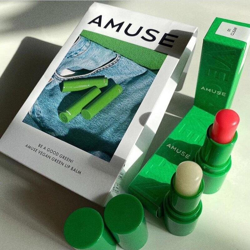 Amuse 純素潤唇膏VEGAN GREEN LIP BALM