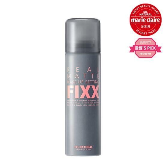 So natural real matte make up setting fixx