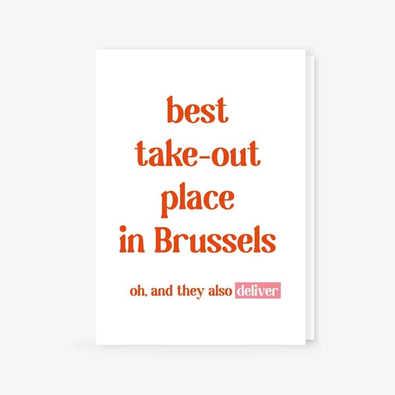 Best take-out in Brussels