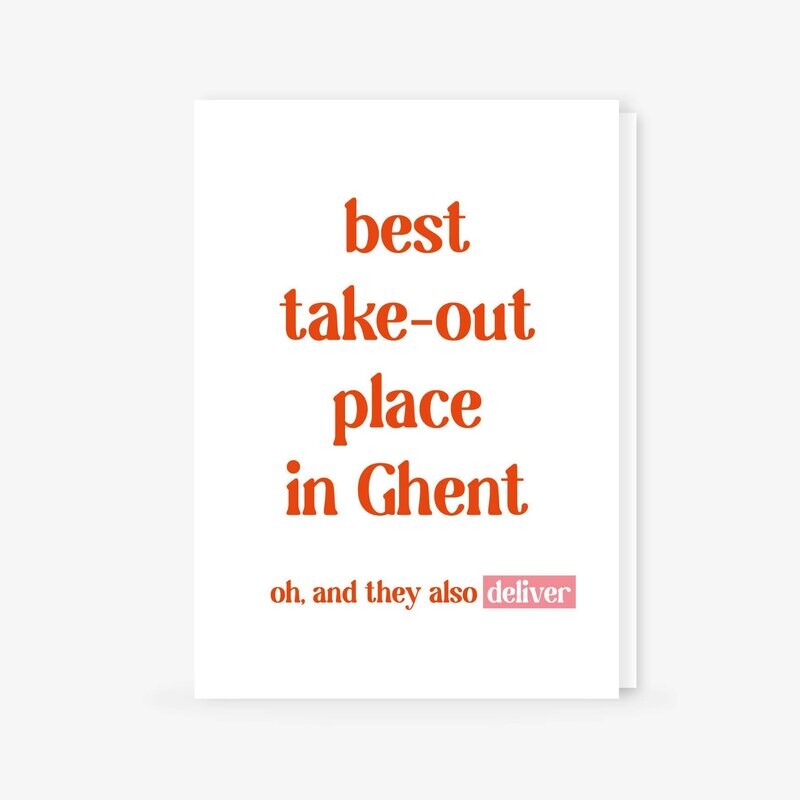 Best take-out in Ghent