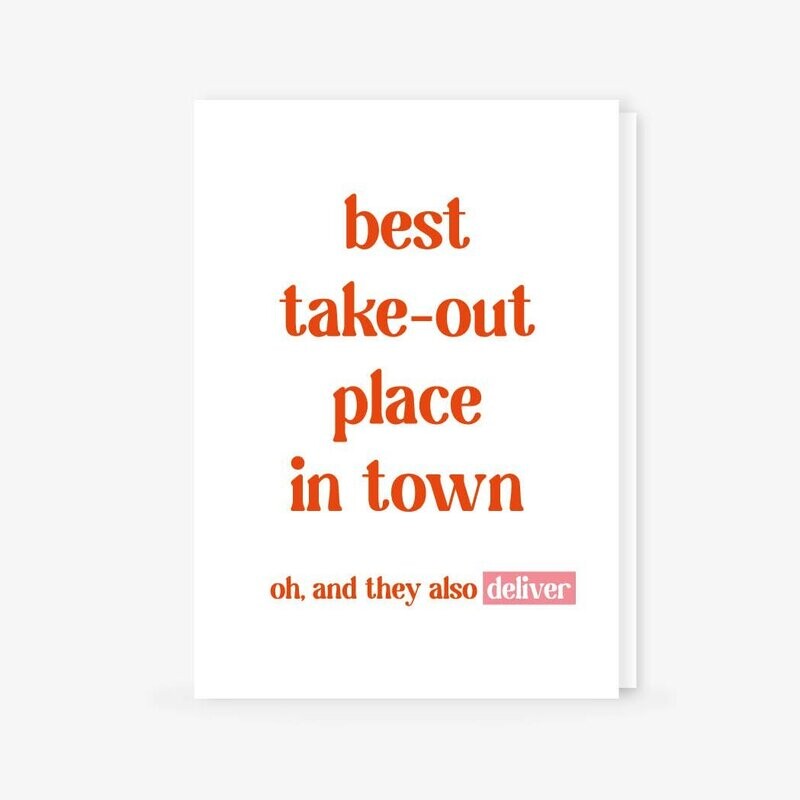 Best take-out place in town