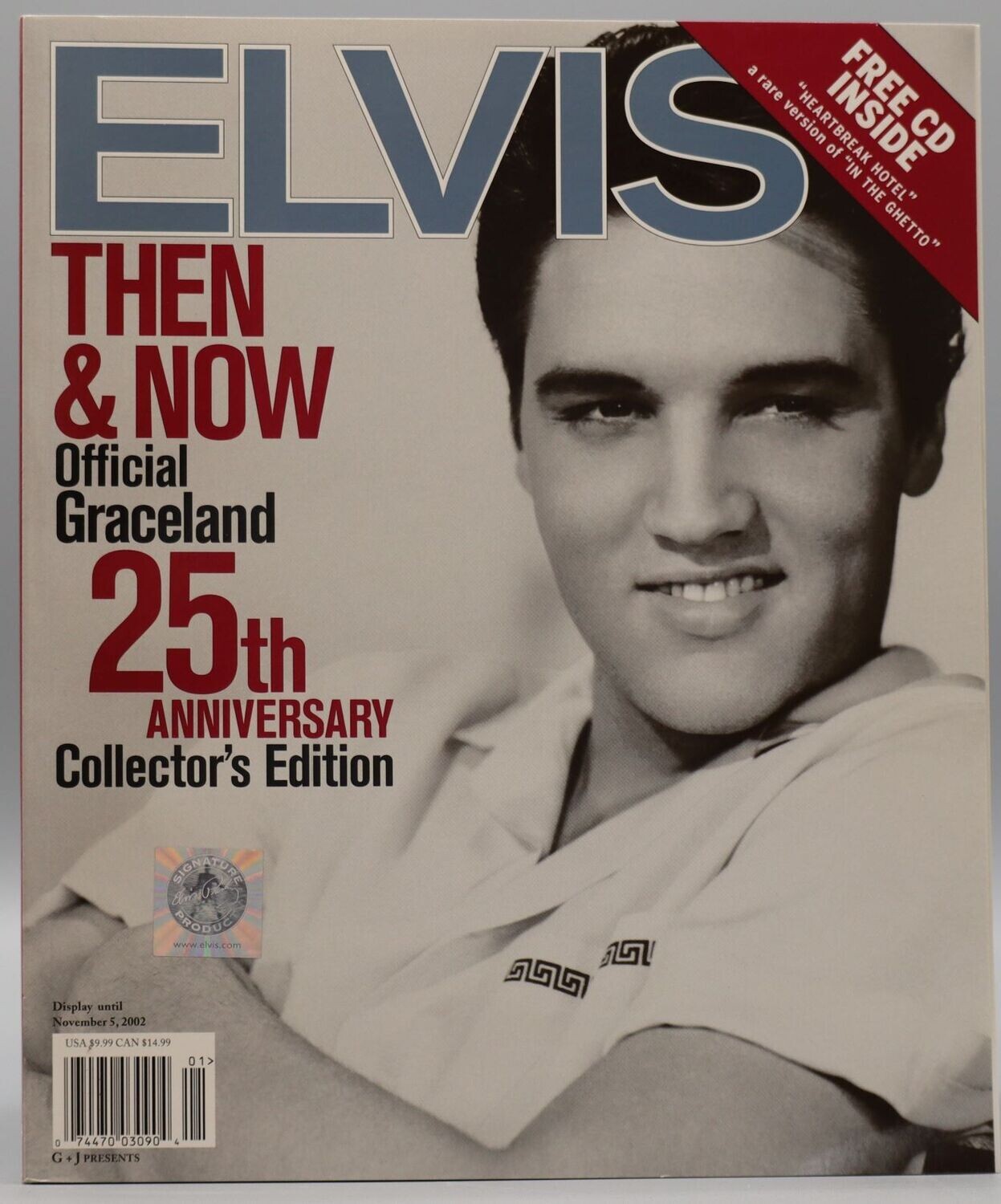 Elvis Then and Now Official Graceland 25th Anniversary Collectors Edition