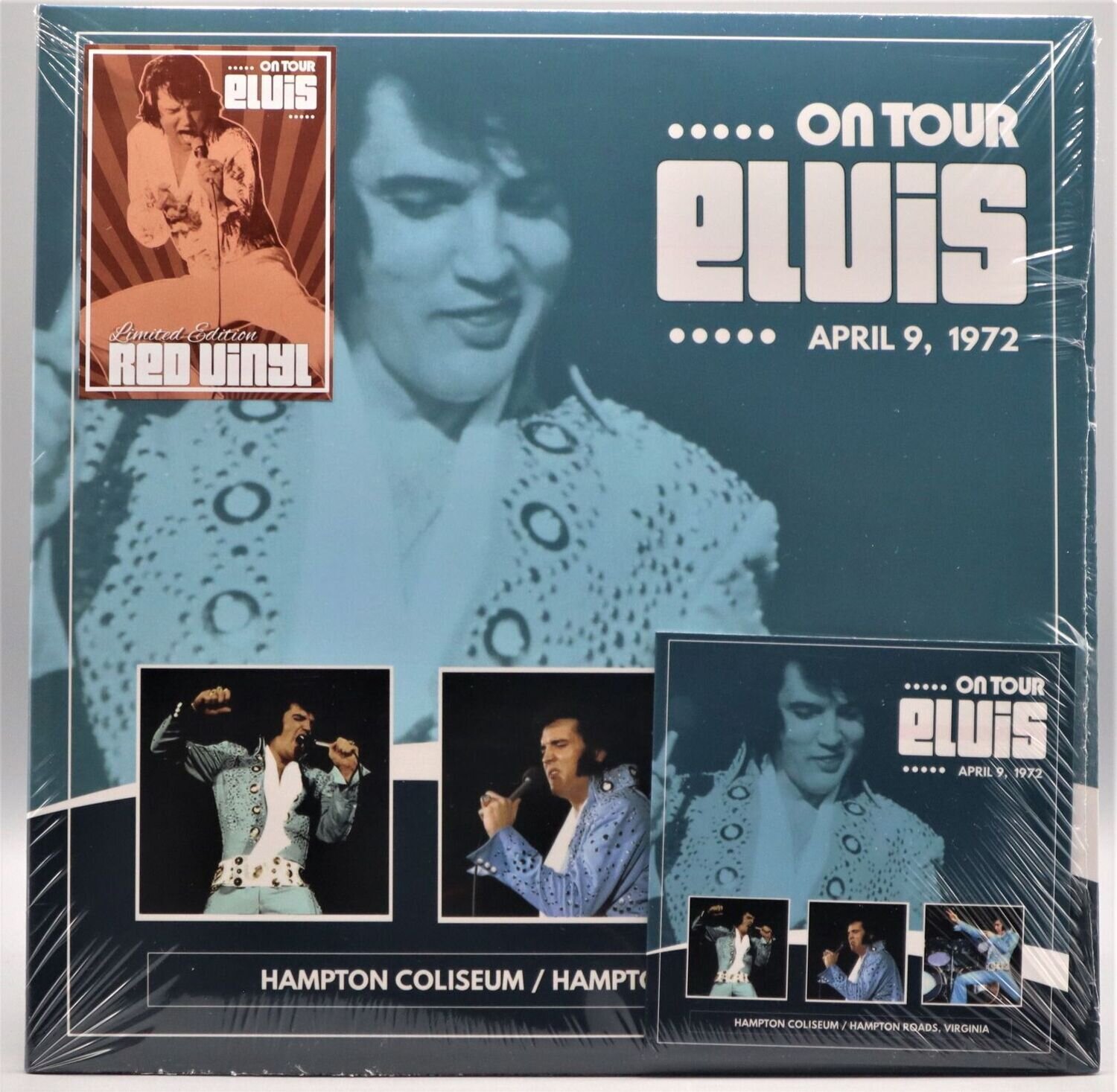 Elvis On Tour April 9th 1972 Hampton Coliseum Red Vinyl