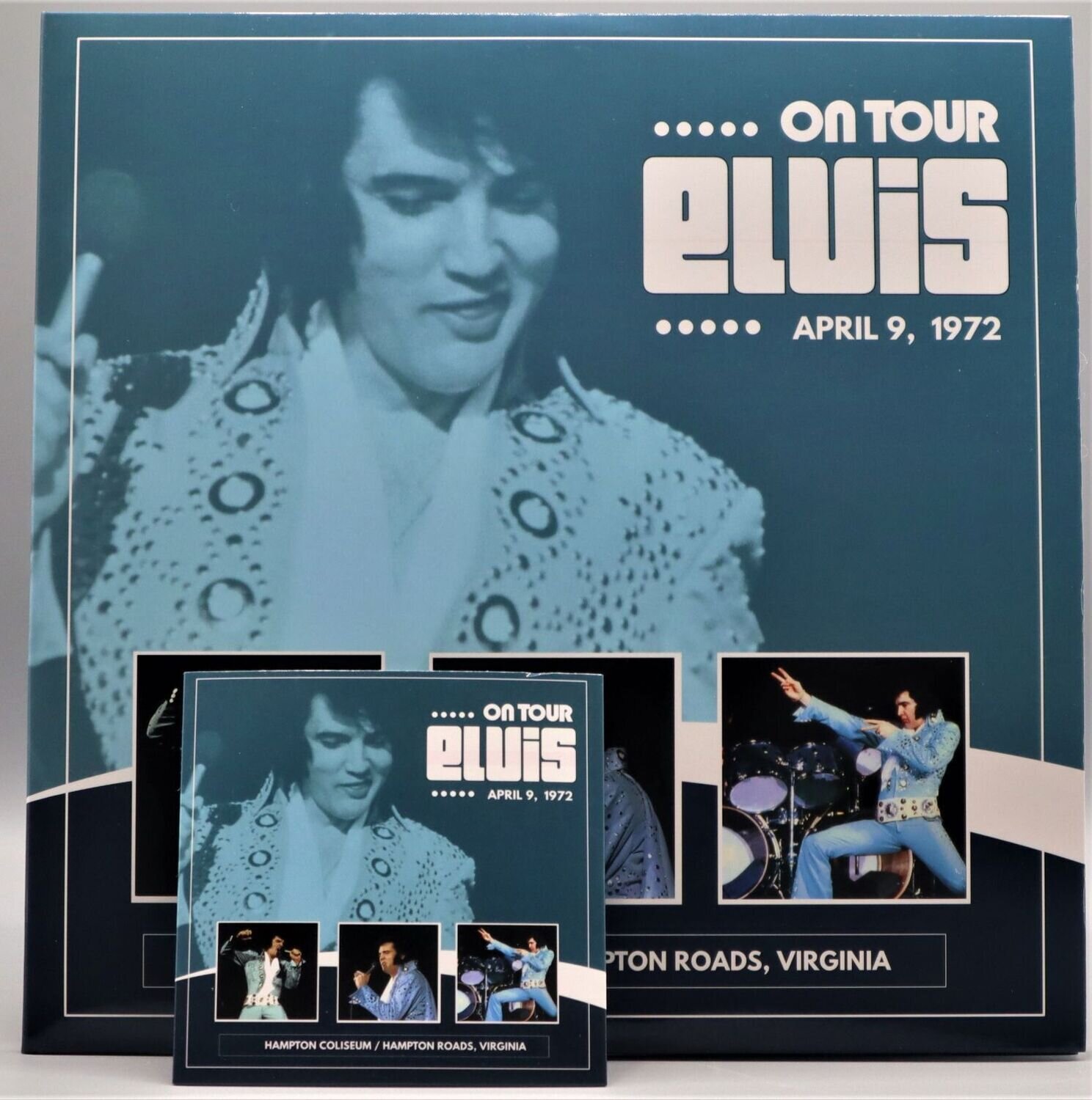 Elvis On Tour April 9th 1972 Hampton Coliseum Blue VInyl
