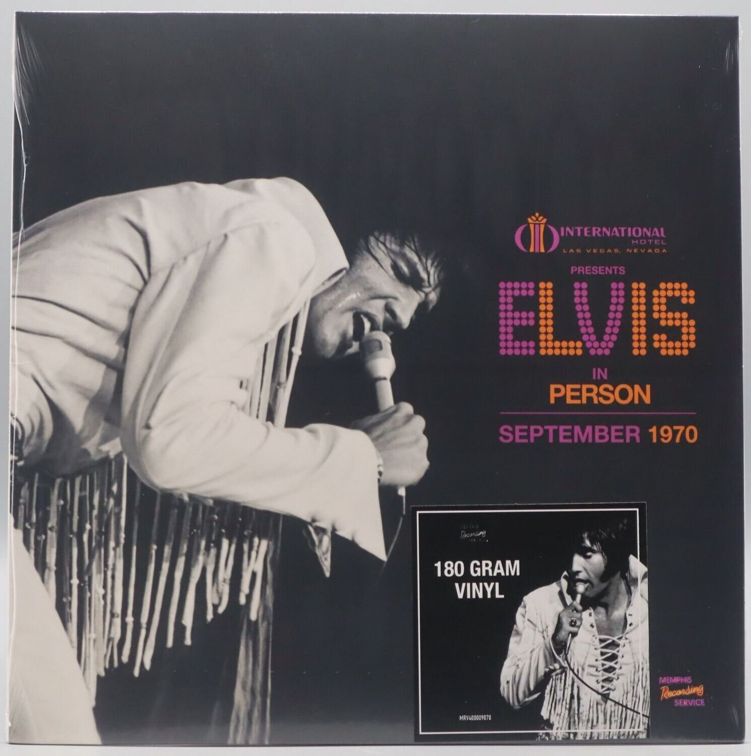 MRS - Elvis In Person September 1970 (BLACK VINYL)