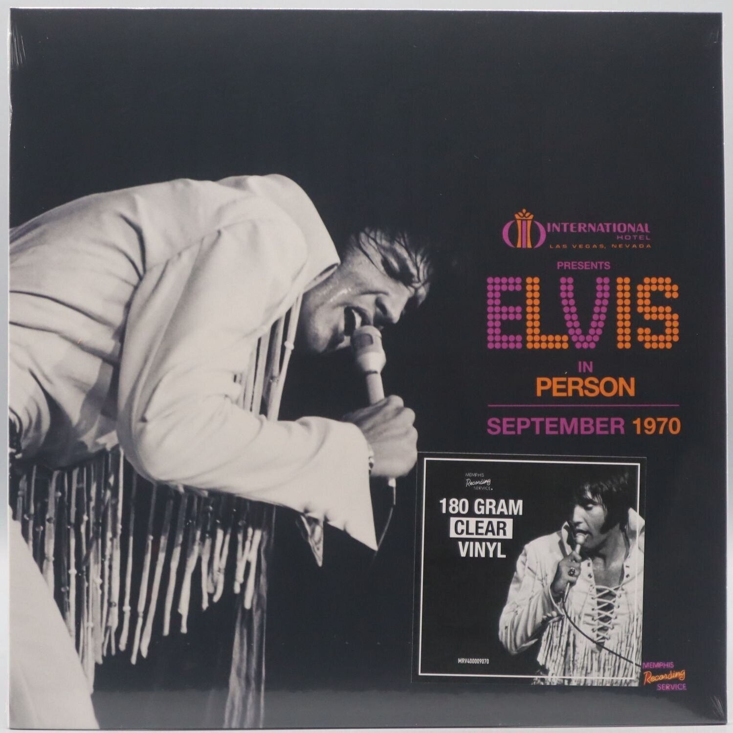 MRS - Elvis In Person September 1970 (CLEAR VINYL)