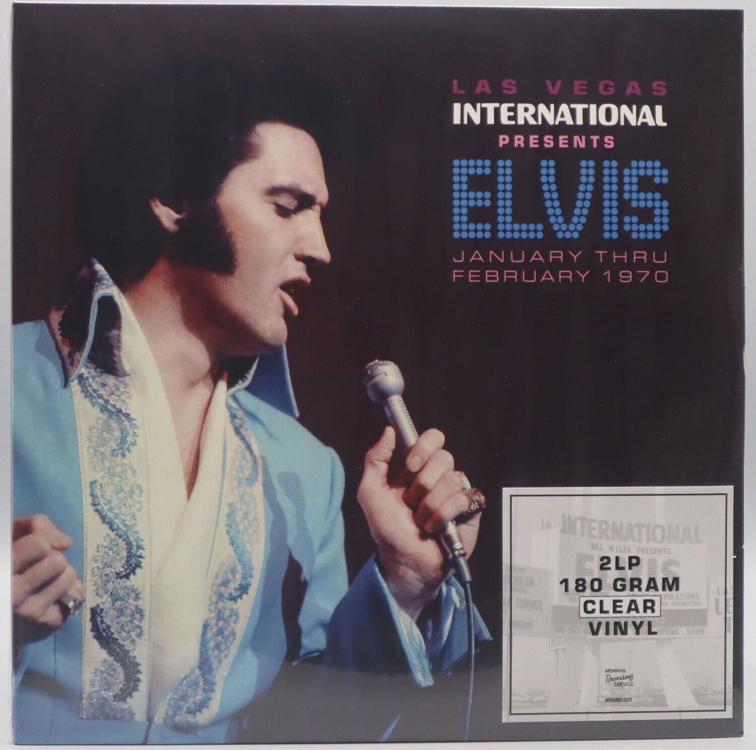 MRS - LAS VEGAS INTERNATIONAL PRESENTS: ELVIS JANUARY THRU FEBRUARY 1970 (CLEAR VINYL)