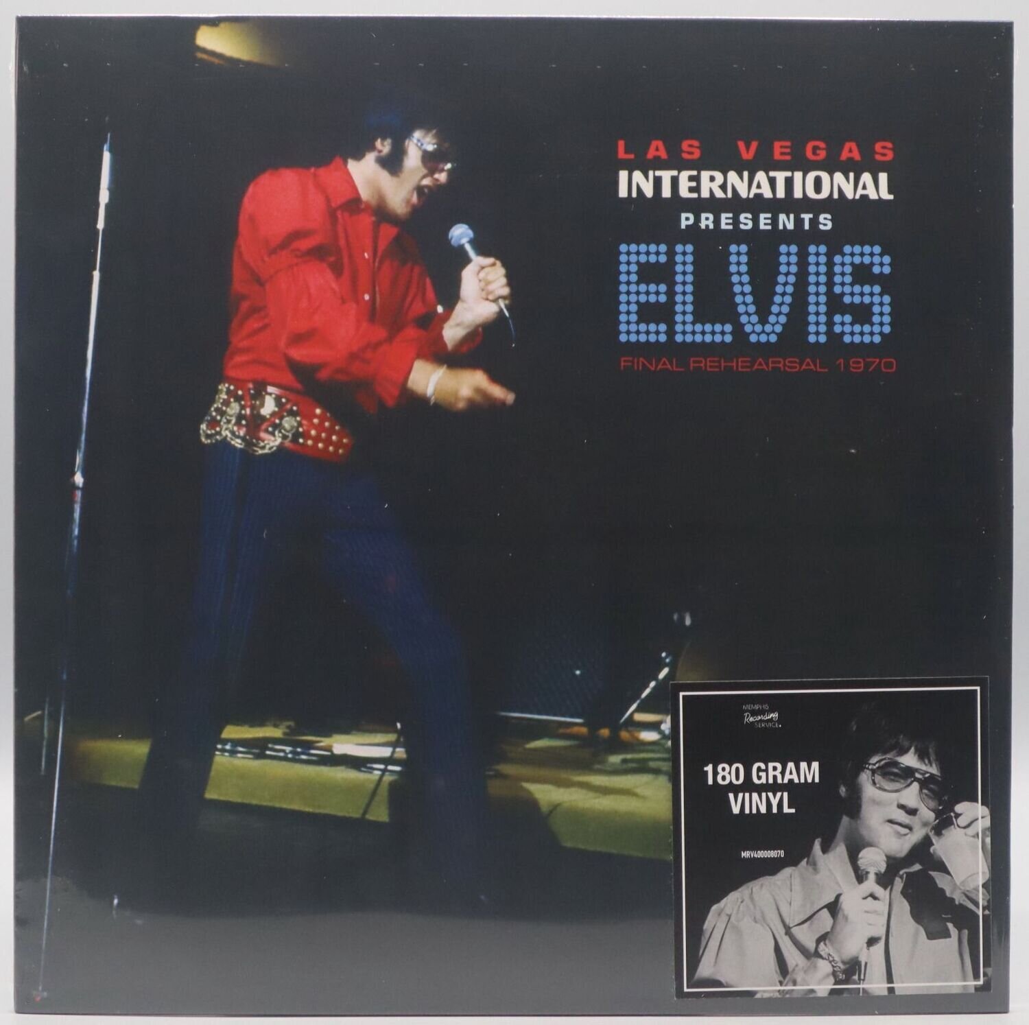 MRS 'Las Vegas International Presents Elvis - Final Rehearsal 1970 (BLACK VINYL)