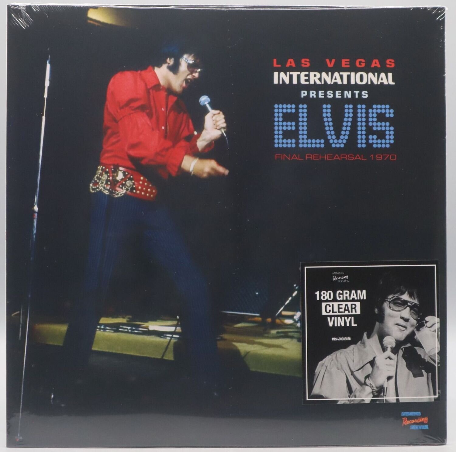 MRS 'Las Vegas International Presents Elvis - Final Rehearsal 1970 (CLEAR VINYL)